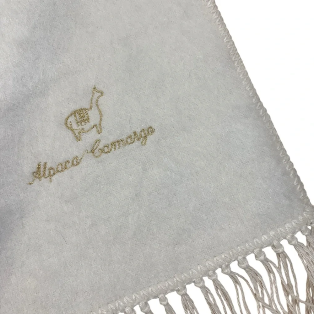 Alpaca Camargo Ivory Scarf